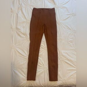 SPANX suede High-Rise Leggings
